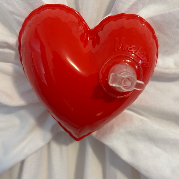 MOSCHINO White Inflatable Heart Minidress - Picture 6 of 7